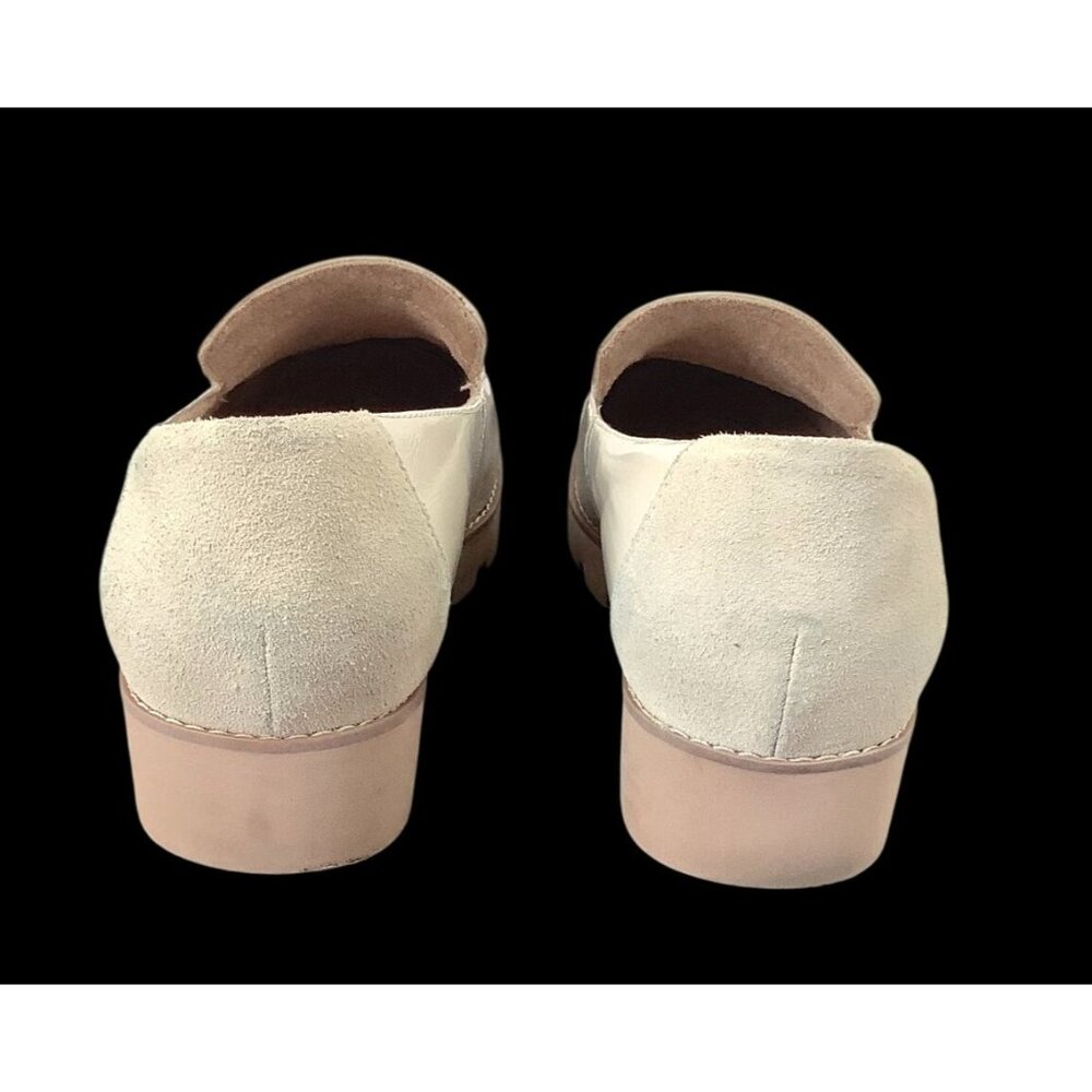 VIONIC Kensley Ivory Patent Leather Arch Support Loafers Womens Size 9 W Preppy - Picture 4 of 8
